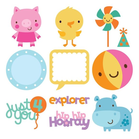 Cricut Create a Critter & Create a Critter 2 shapes - Picture 3 of 11